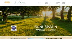 Desktop Screenshot of annemartinmassage.com